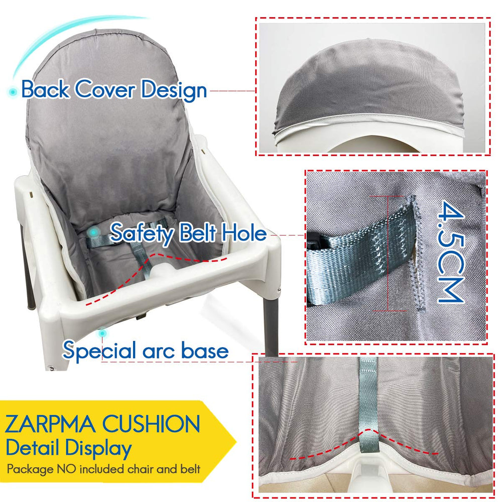 ZARPMA foldable highchair cover enables easy transport and quick setup