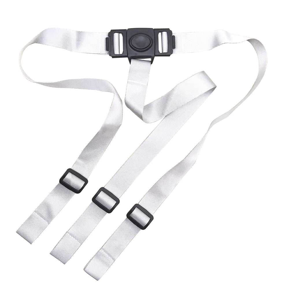 ZARPMA high chair straps grey 3-point harness for secure meals