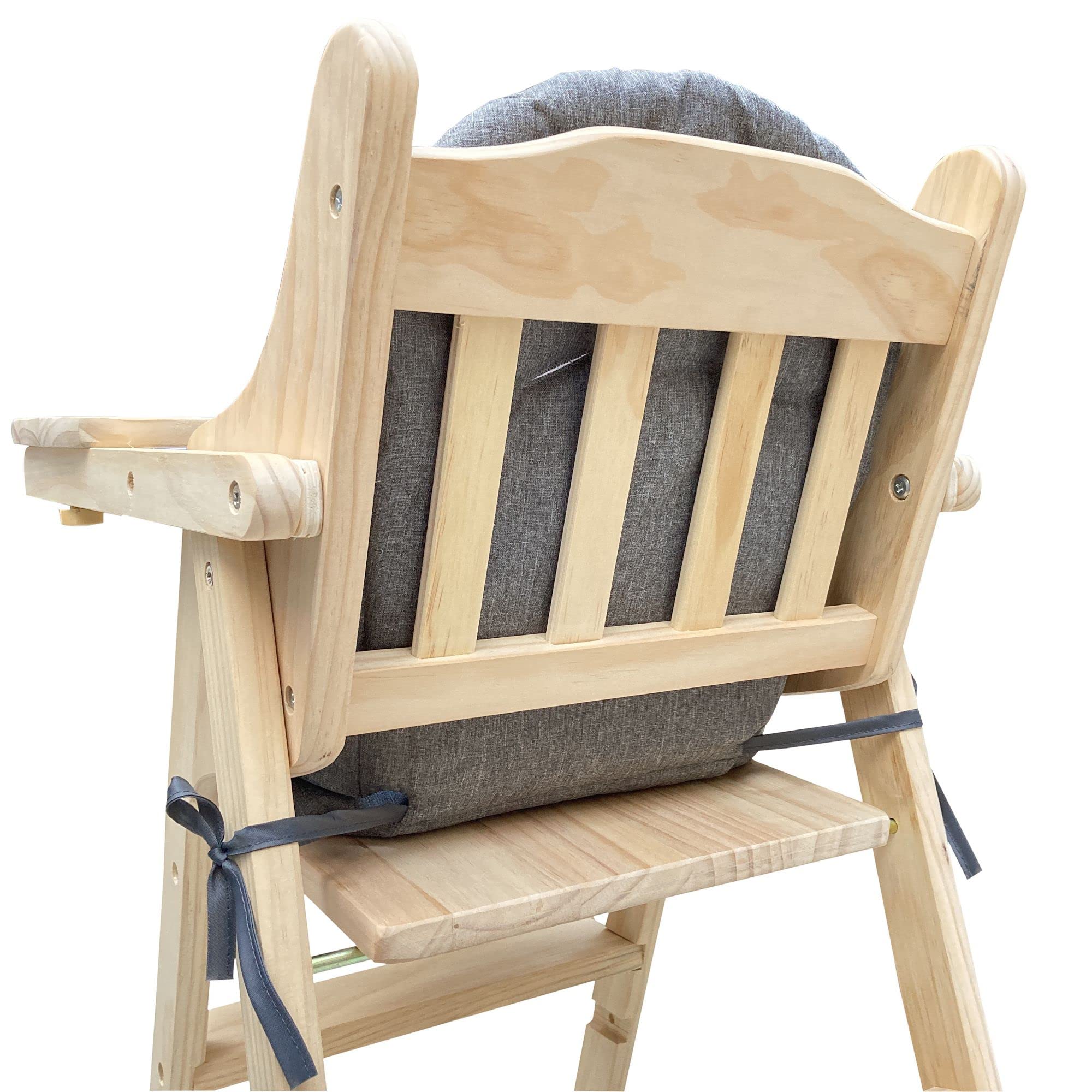 ZARPMA highchair cushion fabric closeup highlights breathable cotton blend for meals