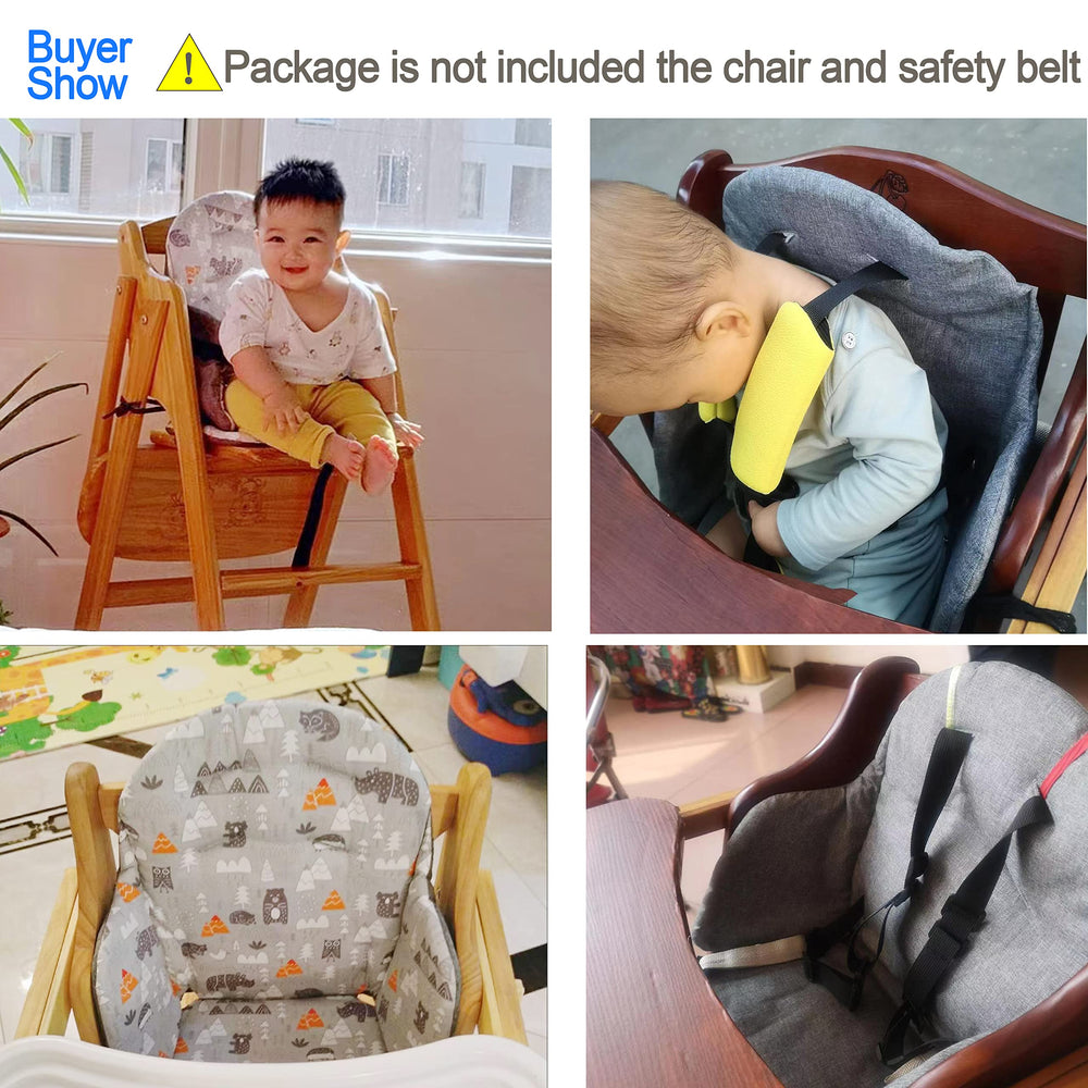 ZARPMA highchair cushion soft filling closeup emphasizes baby comfort during mealtime