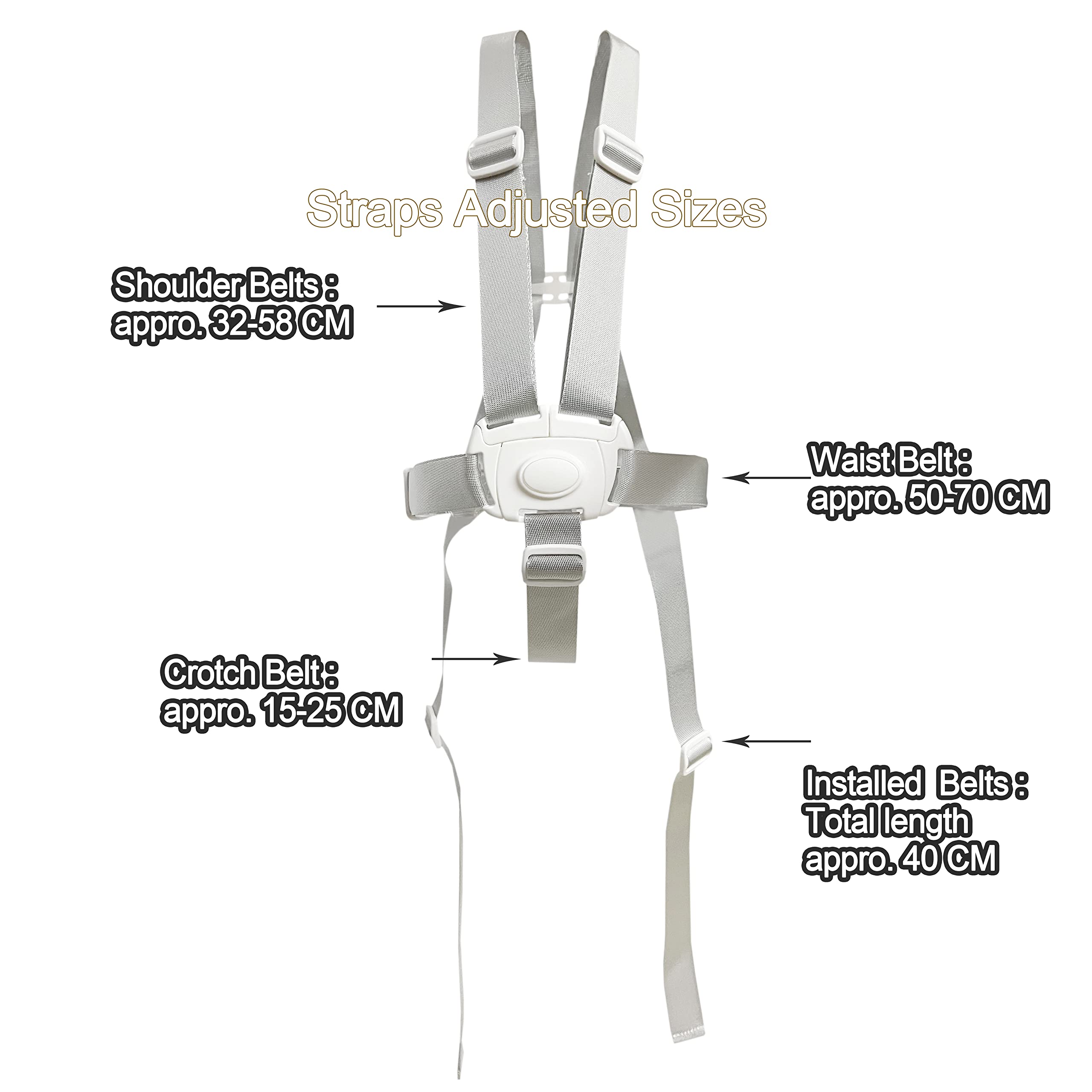 ZARPMA grey strap material close-up shows durable nylon tape