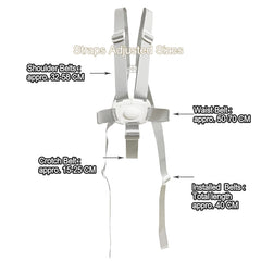 ZARPMA grey strap material close-up shows durable nylon tape