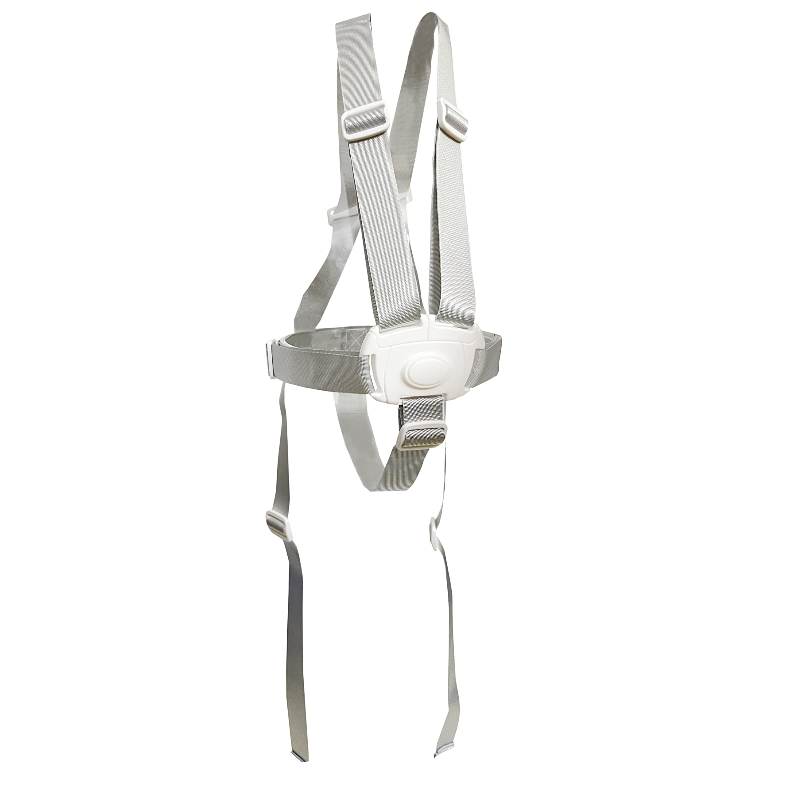 ZARPMA universal high chair straps close-up with easy adult buckle