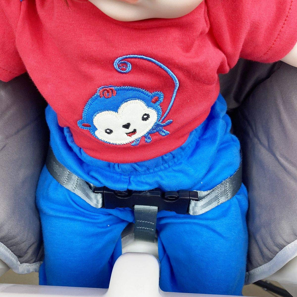 ZARPMA packaging content image shows one cover included, highchair not included