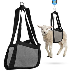 Zasukol lamb sling for weighing with D-ring provides secure hanging during calf or lamb weigh sessions
