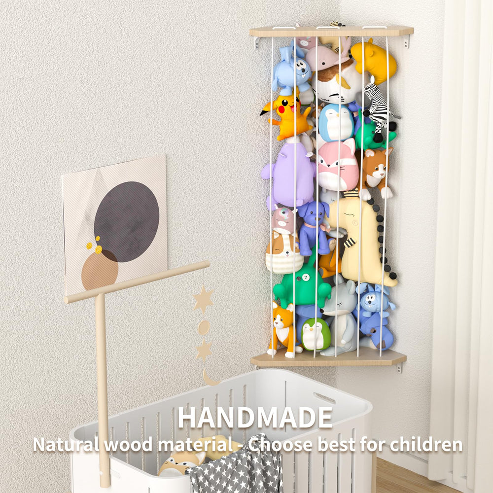 Zayysoha expandable-length-toy-storage-wood-base demonstrates large capacity.