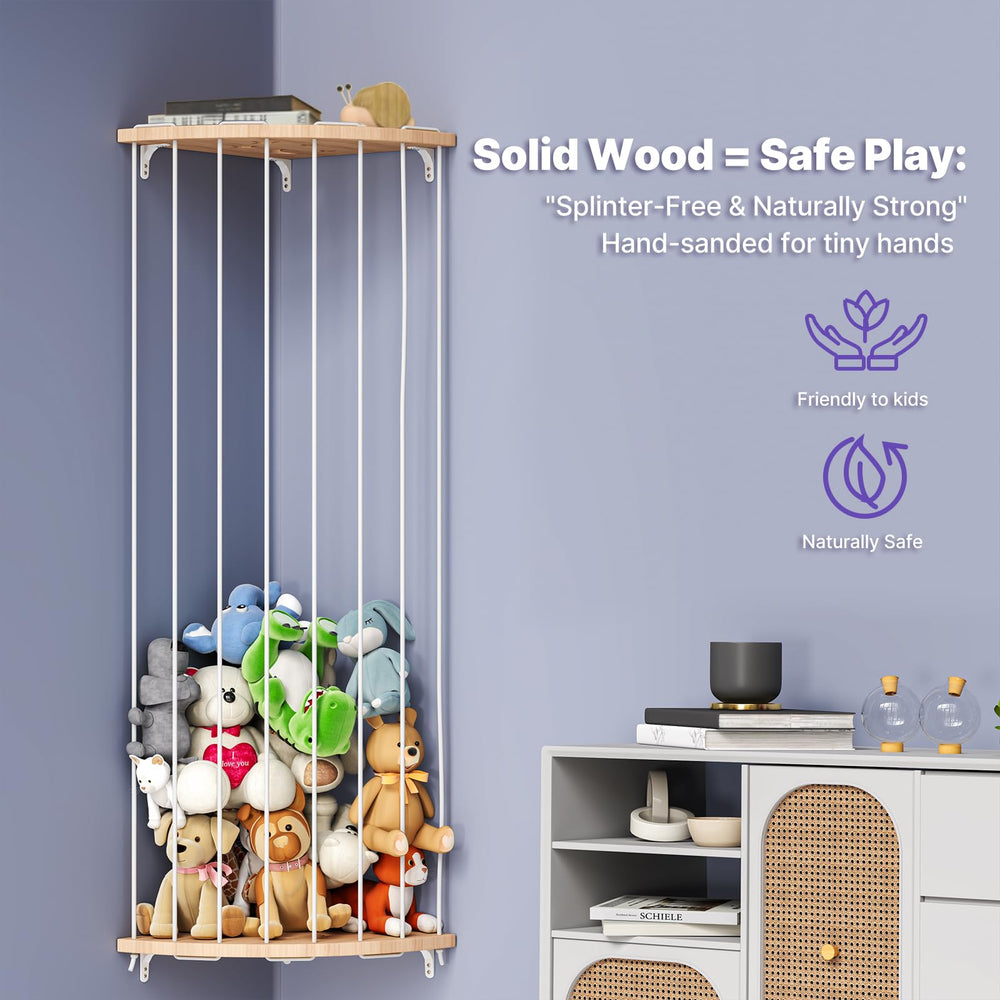 Zayysoha nursery decor toy organizer blends style with practical storage.