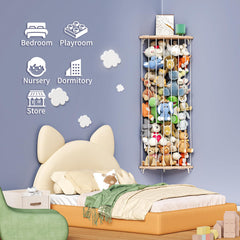 Zayysoha top shelf holds photos and keepsakes for a personalized nursery.