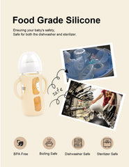 ZCH 4-pack keeps Philips Avent 8oz bottles dishwasher-safe for quick cleanup.