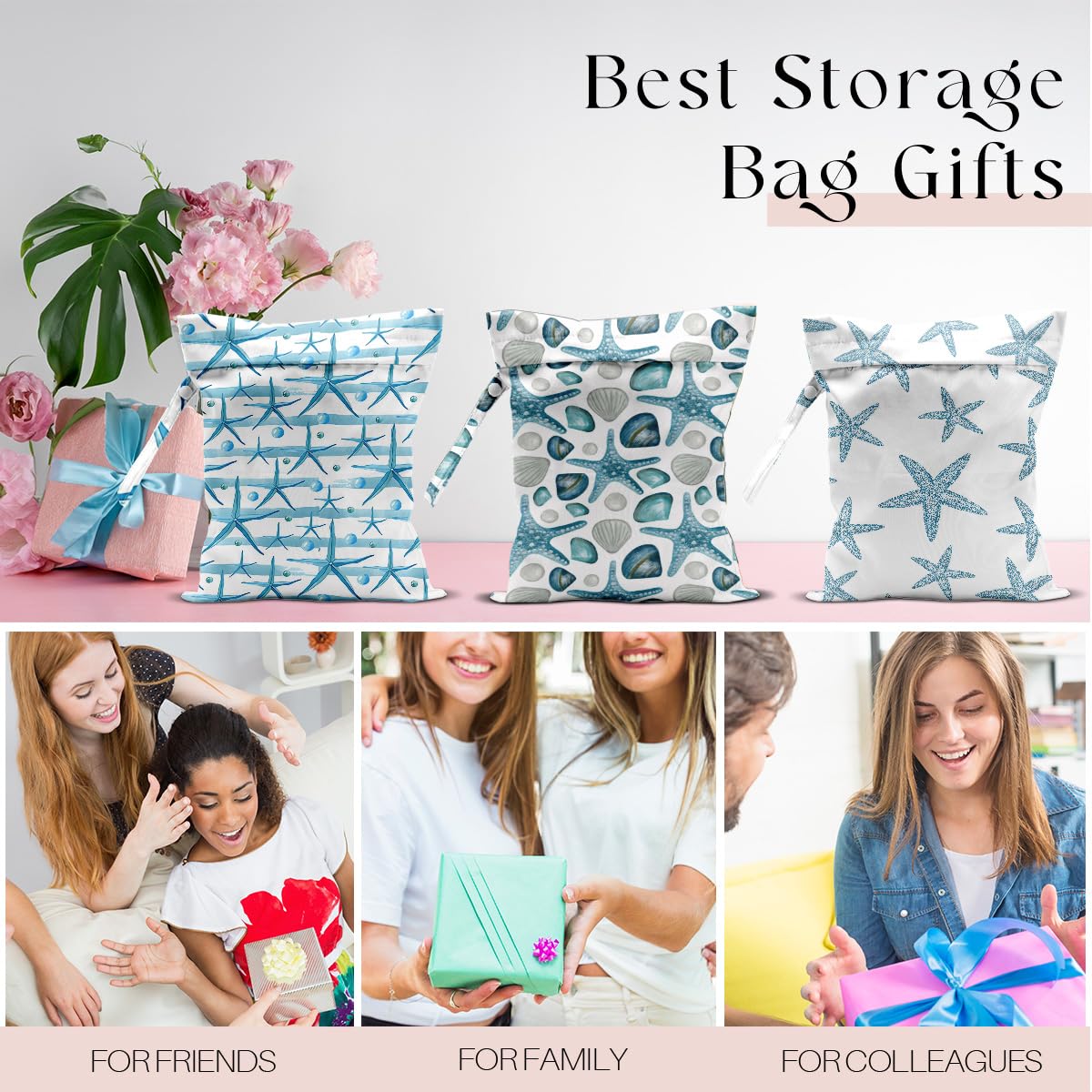 zcyxuuw three-piece set stacked for storage organization