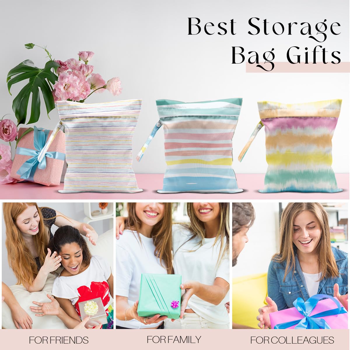 zcyxuuw rainbow-pattern wet bag design offers stylish, versatile storage