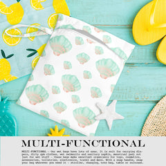 zcyxuuw wet bag 26x32cm size highlights roomy capacity for cloth diapers and travel essentials.