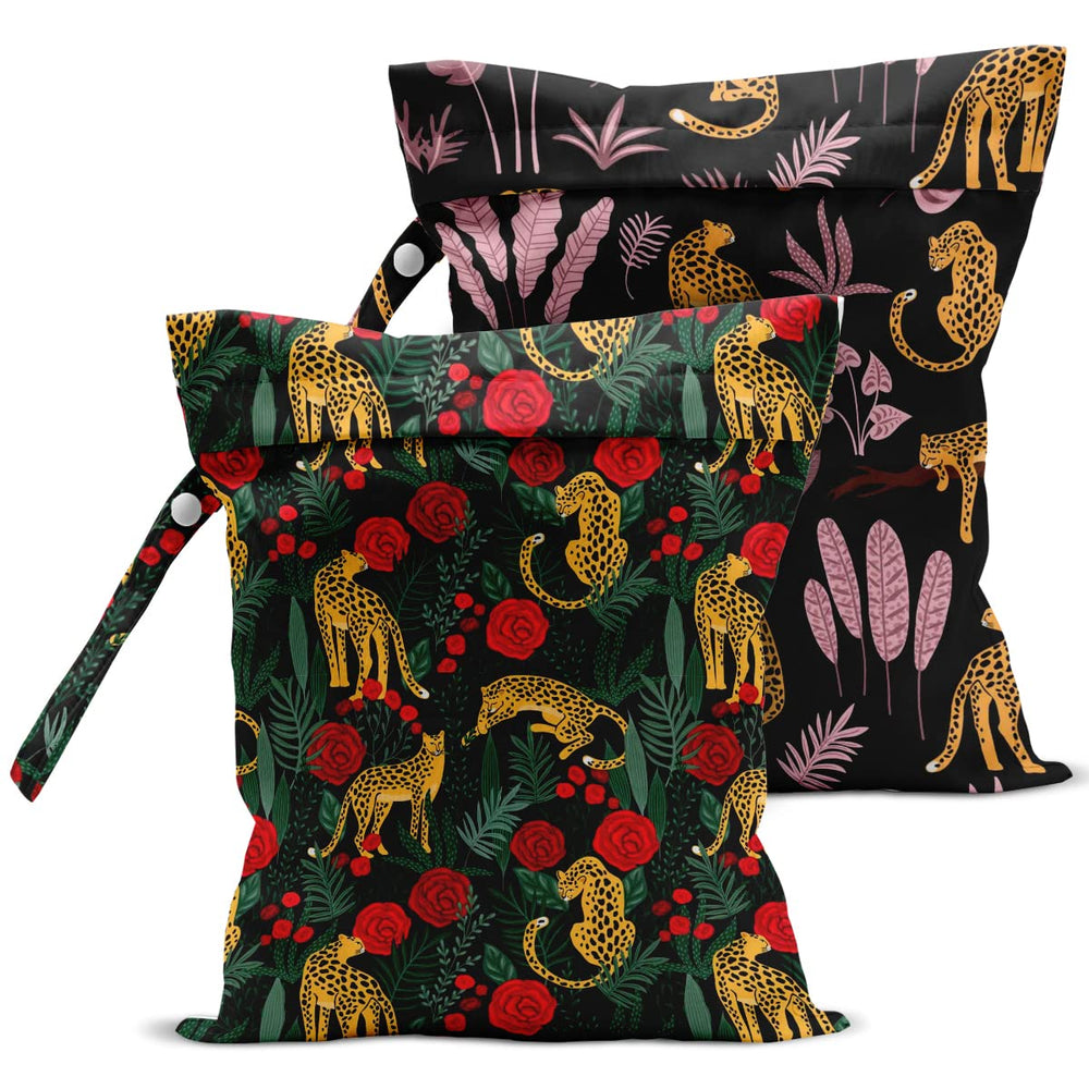 Zcyxuuw wet bag two-pack front view shows travel organization and durability.