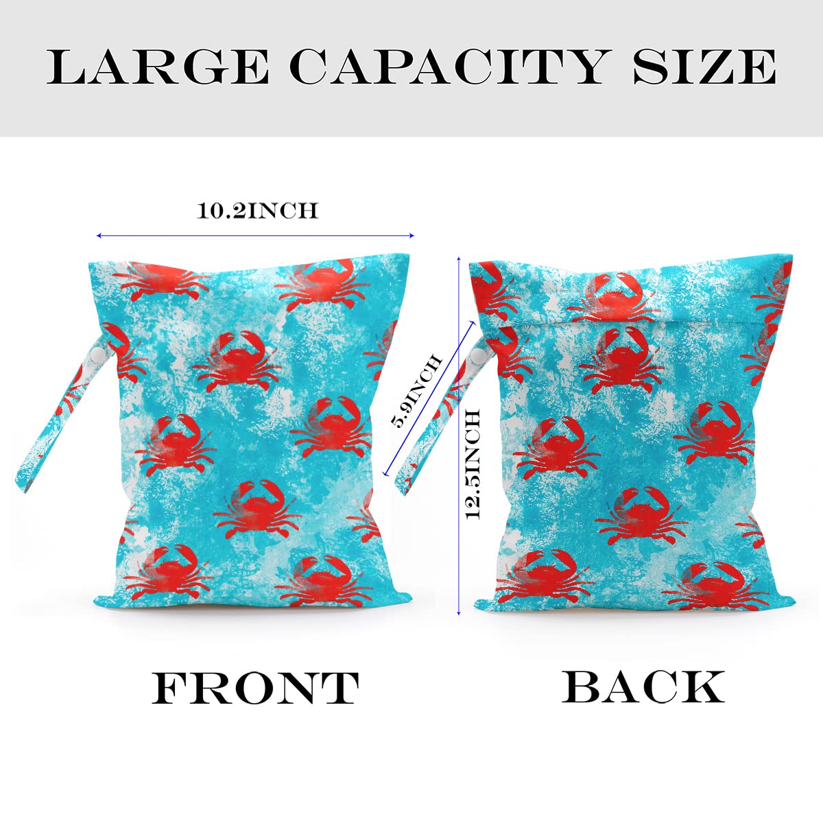 zcyxuuw wet bag handle design for easy carrying or hanging