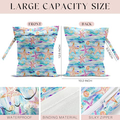 zcyxuuw wet bag handle visible for easy carry or hanging.