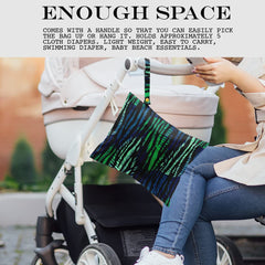 Zcyxuuw wet bag handle for easy carrying makes errands and trips effortless.