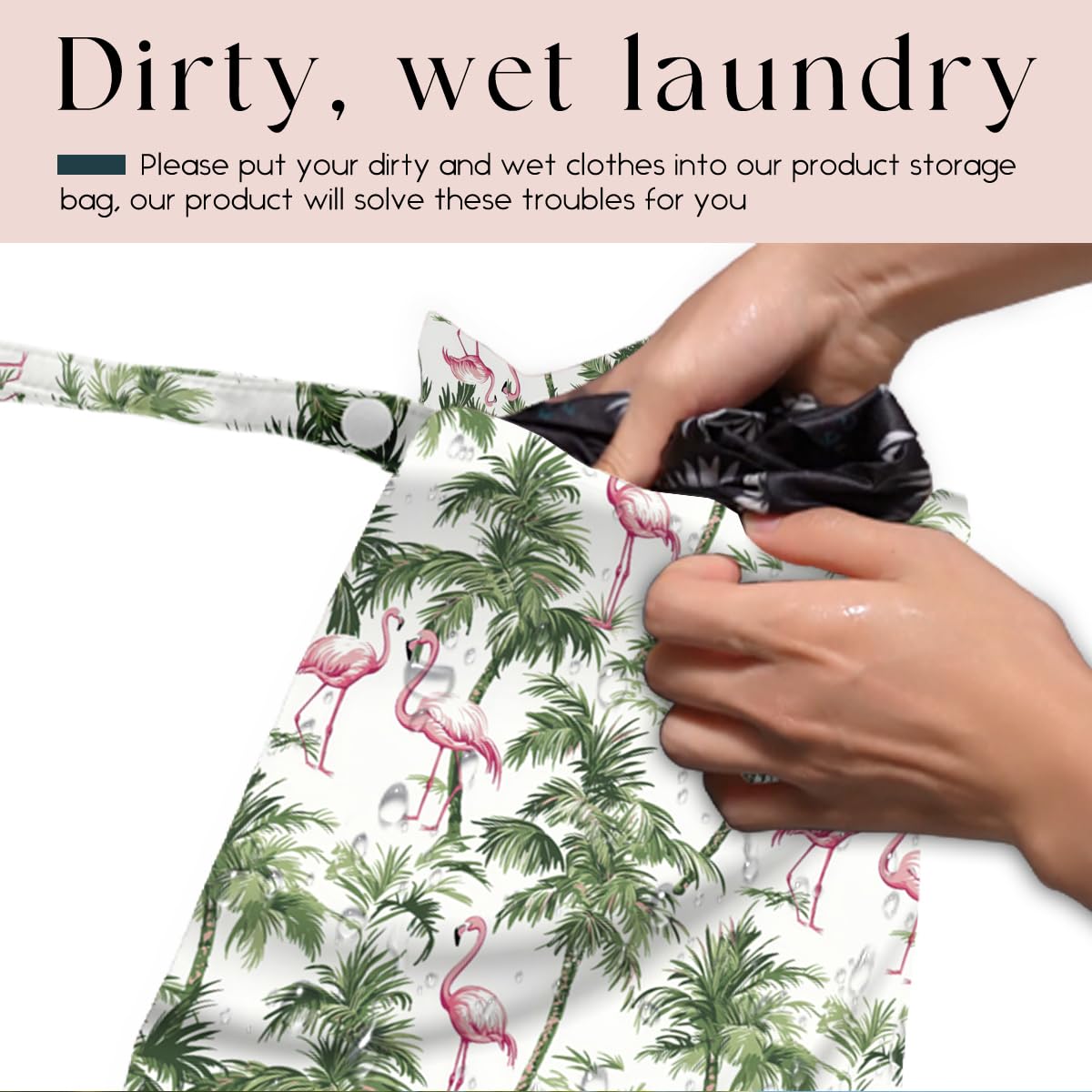 zcyxuuw wet bag handle clip provides easy carrying and hanging.