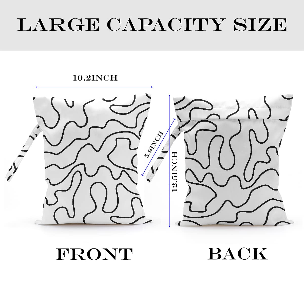 zcyxuuw Wet Bag open layout shows accessible storage for wet items.