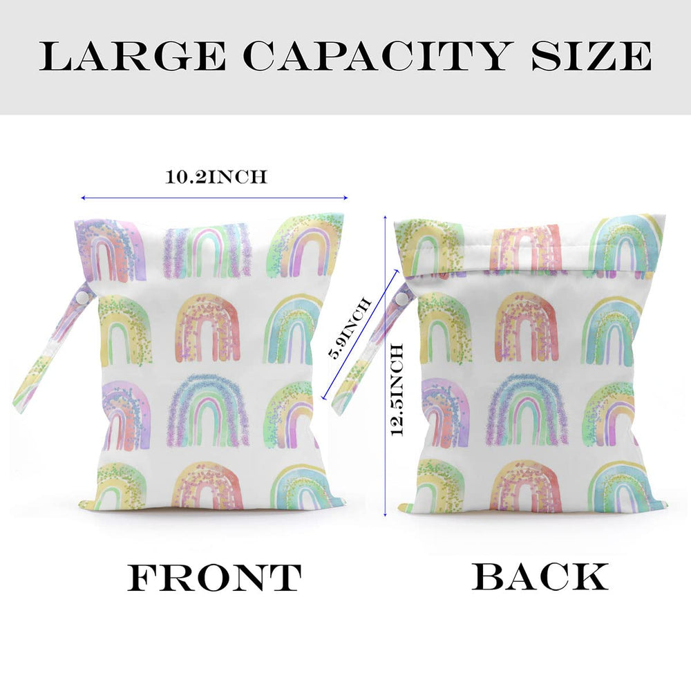 zcyxuuw wet-bag-pack-open-inside shows roomy interior for diapers or cosmetics