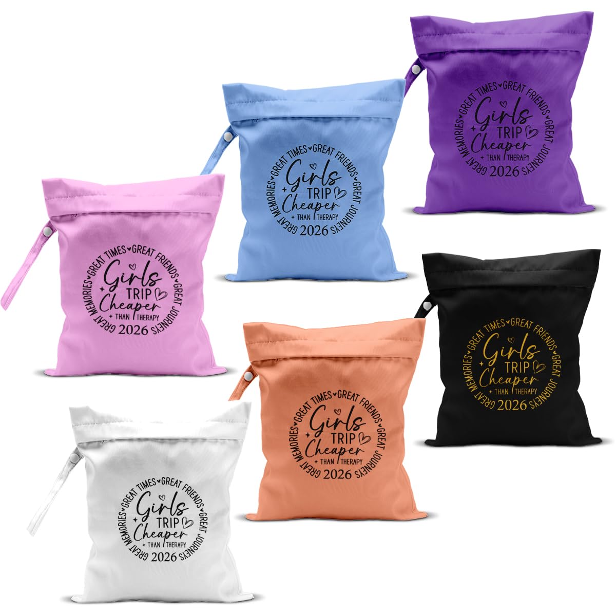 Zcyxuuw wet bag set front view highlights spacious compartments for travel essentials.