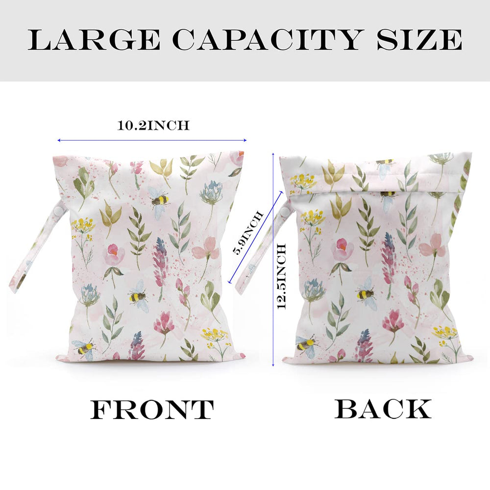 zcyxuuw Wet Bag size 26x32 cm demonstrates ample space for outfits and diapers