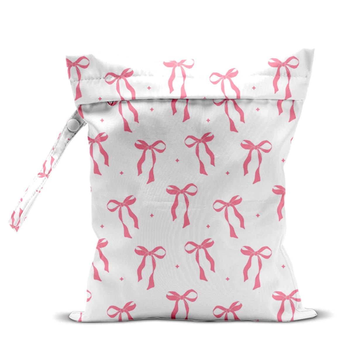 zcyxuuw wet bag with swimsuit and beach essentials in pink bow plaid, ideal for travel