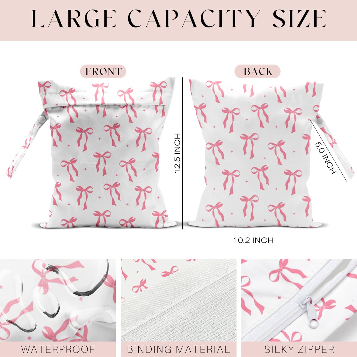 zcyxuuw wet bag top-view handle, easy to carry on the go