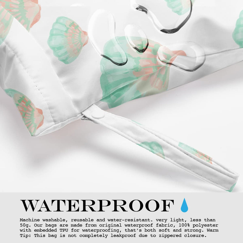 zcyxuuw beach scene illustrates a waterproof bag for sun, sand, and water activities.