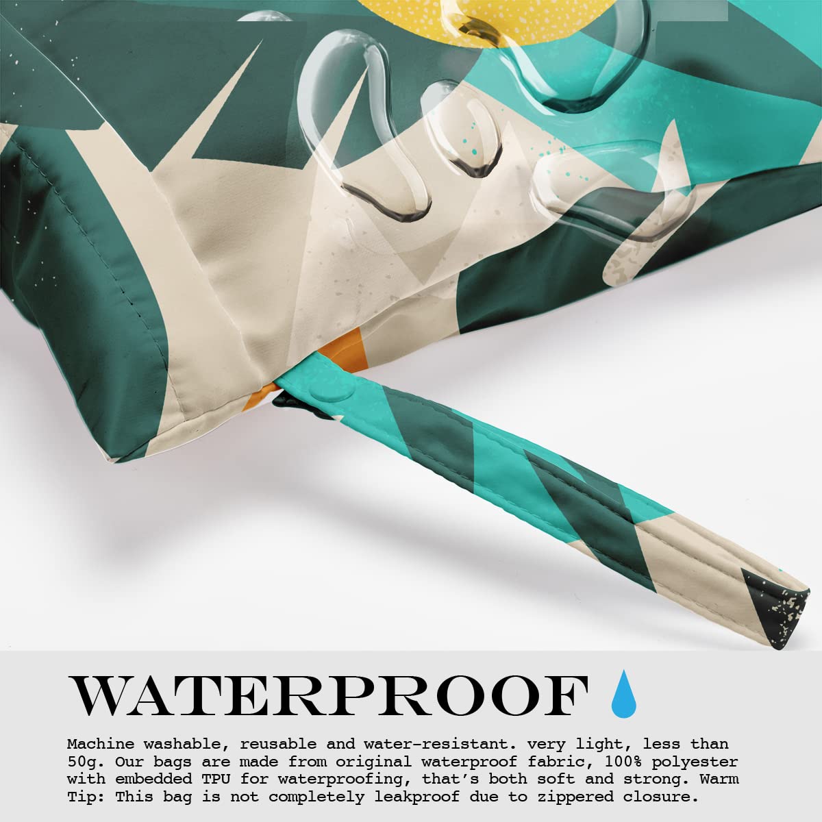 Zcyxuuw Wet Bag ideal for travel, beach, and stroller outings