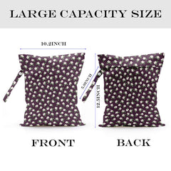 Zcyxuuw wet bag showcasing waterproof Terylene material for leak-proof organization.