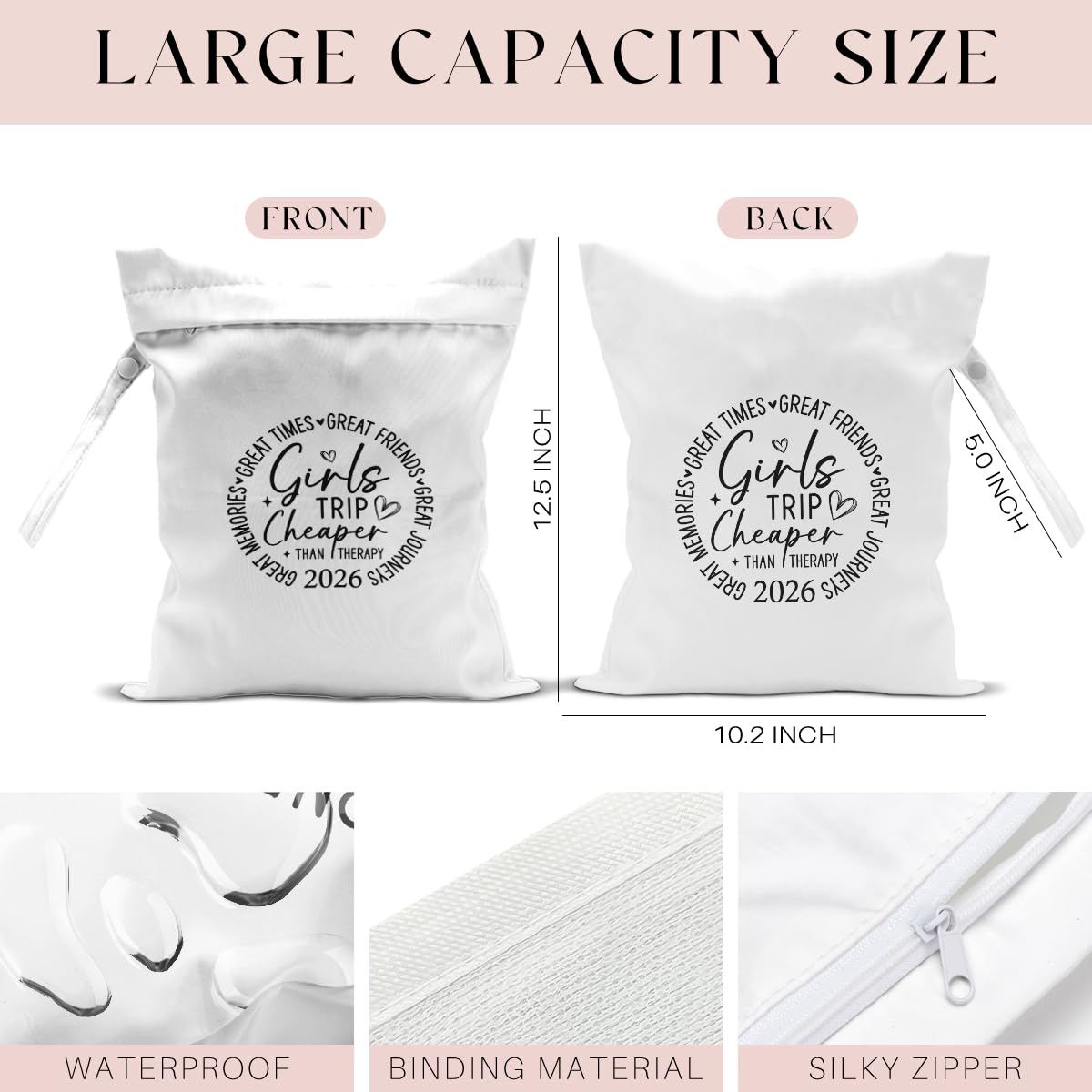 zcyxuuw wet bag with handle for easy access and hanging