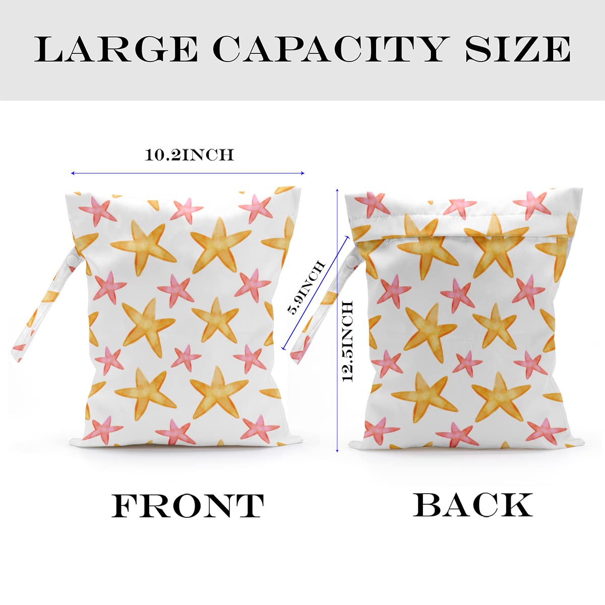 zcyxuuw Wet Dry Bag open shows spacious interior for swimsuits and beach gear.