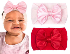 ZCYYYS red flower headband for baby girls adds cute Valentine's Day flair.