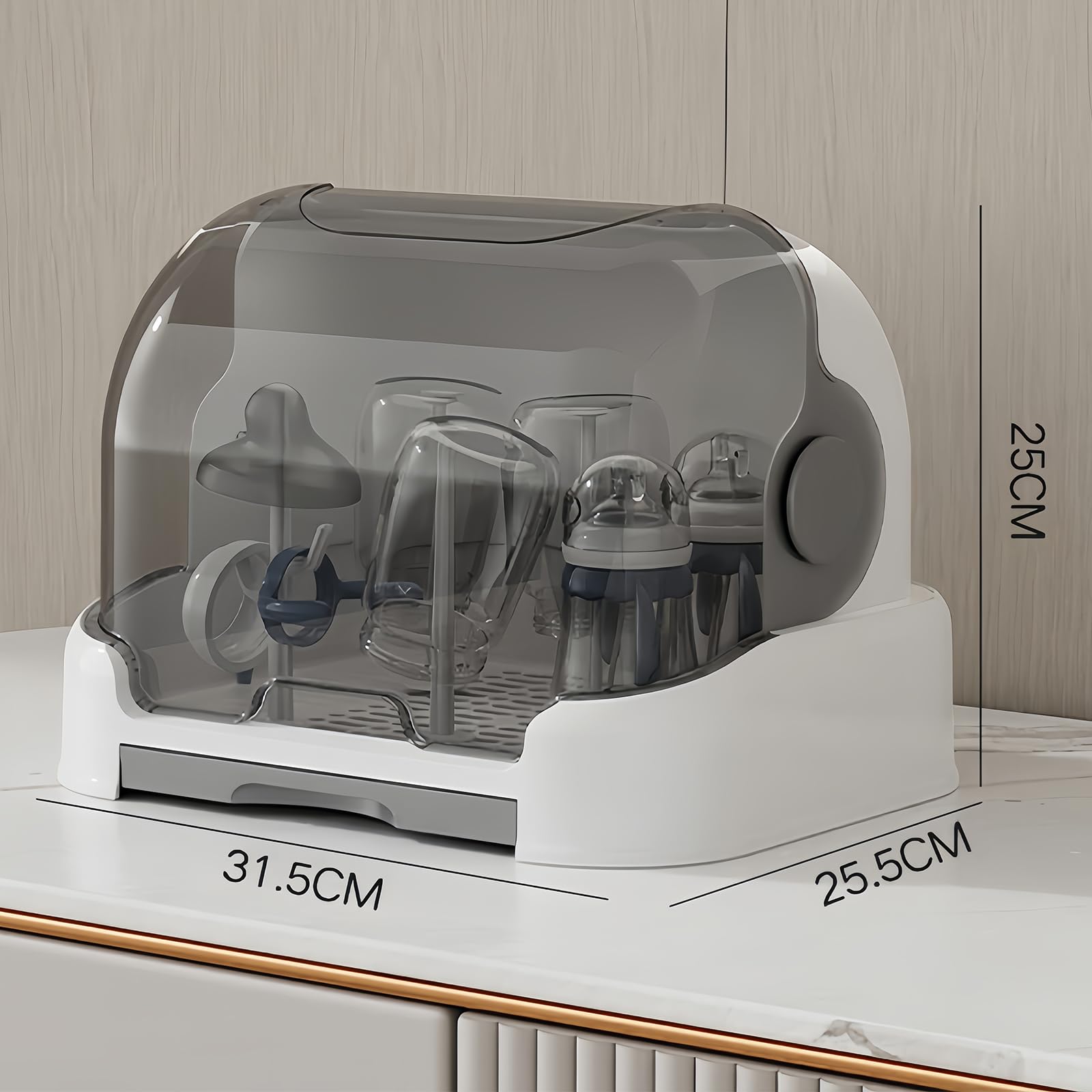 Zdolmy detachable bracket highlights a stable, easy-clean design.