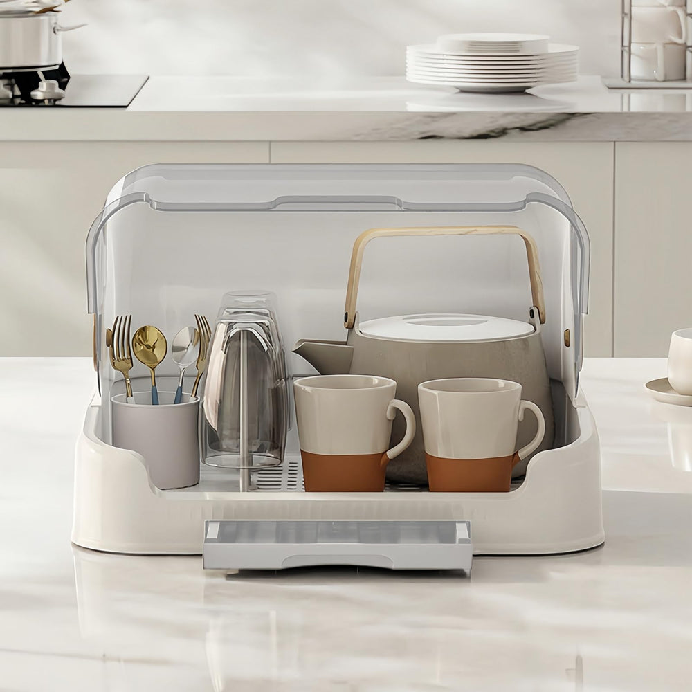 Zdolmy bottle rack removable PP cover allows easy disassembly and cleaning.