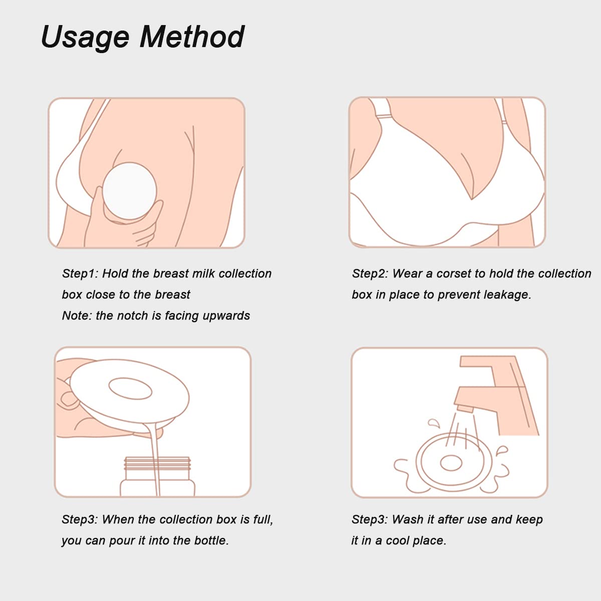 Zdolmy BPA-free reusable milk collector designed for daily, practical use.