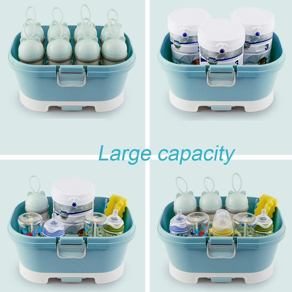 Zdolmy multipurpose-storage-valves-straws-nipples keeps pump accessories and pacifiers neatly stored.