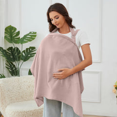Zdolmy muslin nursing cover with wide coverage for private feeding.