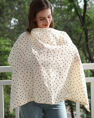 Zdolmy nursing cover-adjustable-straps-back offers customize fit for comfort during feeds.