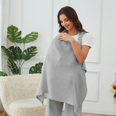 Zdolmy nursing cover offers private breastfeeding space for discreet feeding in public