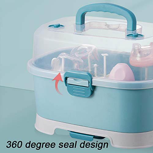 Zdolmy removable-cutlery-basket holds baby spoons and brush for easy cleaning.