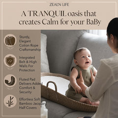 ZEAL'N LIFE Soft baby towel close-up emphasizes cozy material for delicate skin.