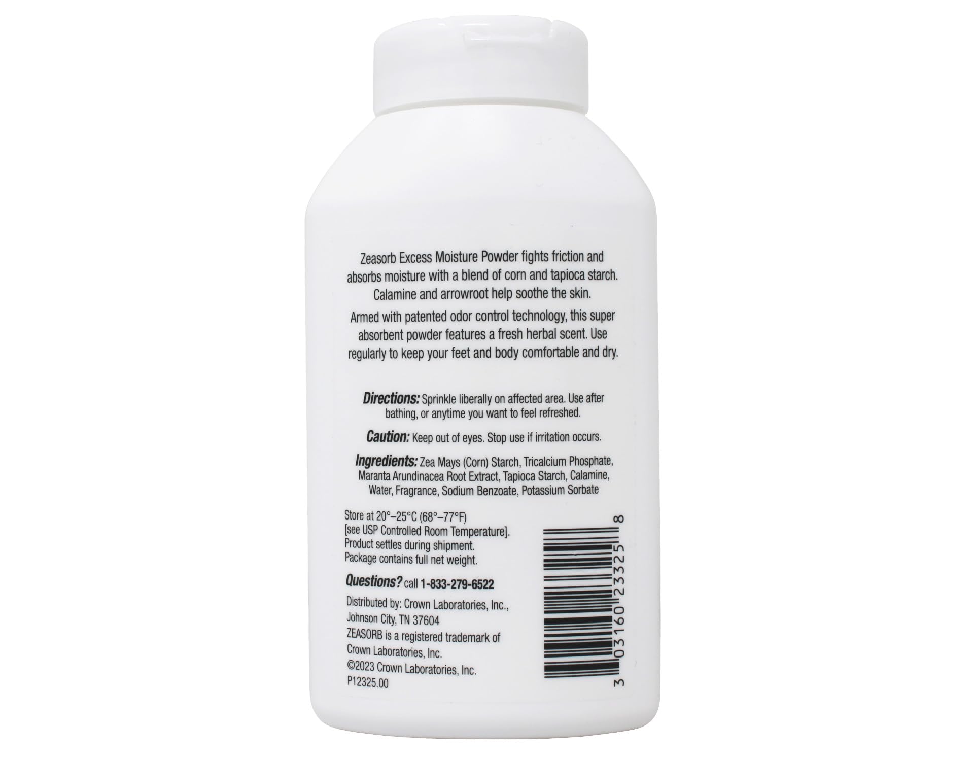Zeasorb Prevention dispense action demonstrates quick, easy application
