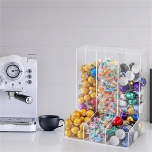 ZEAYEA acrylic wall toy dispenser playroom storage shows contents clearly for quick selection