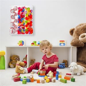 ZEAYEA acrylic wall toy dispenser wall mount saves space and adds organization