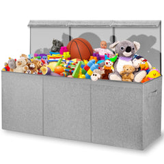 Zebra Baby toy storage organizer front view showing extra-large capacity for clutter control