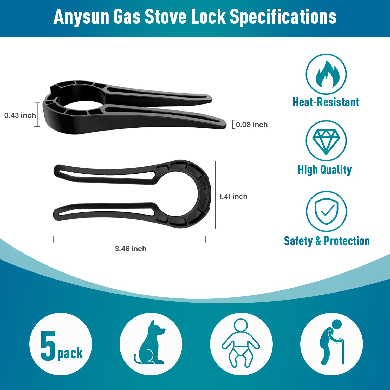 Zechuan adult-operated knob lock demonstrates easy use.