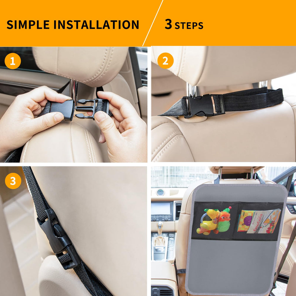 Zecirl kid-friendly organizer mat keeps travel essentials within quick reach.