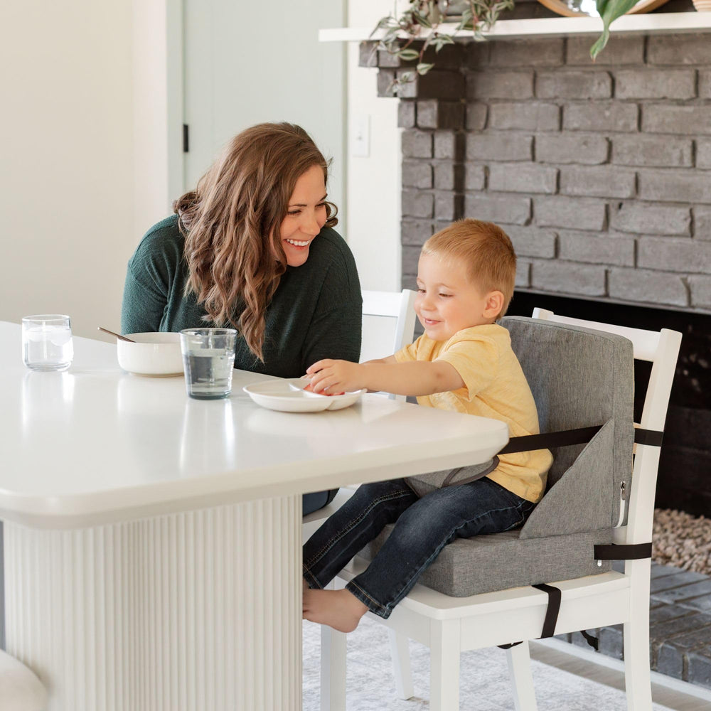 ZEDORA backrest attachment helps keep posture during active dining.