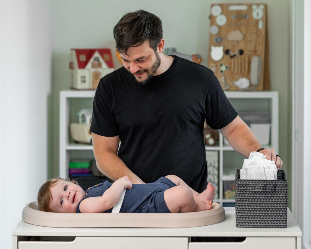 zeepops baby changing pad cushioned foam cream delivers soft, contoured support for infants